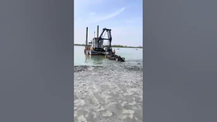 YSCSD350 твердая мощность 360 cbm в час гидравлический резчик всасывающий греб в работе